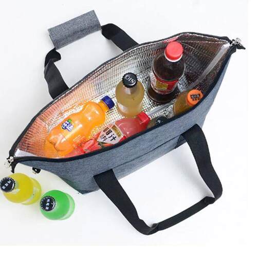 Folding Cooler Bag Large Capacity Ice Pack Outdoor Portable