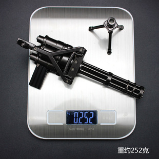 吃鸡游戏周边可旋转格林炮 M134加特林机枪合金模型玩具摆件18cm