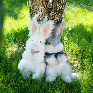 安哥拉兔背包仿真双肩兔兔包包玩偶公仔毛绒玩具生日礼物