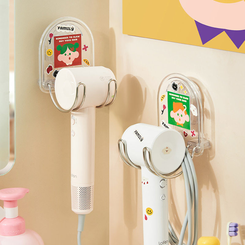 吸盘吹风机收纳置物架免打孔卫生间电吹风挂钩浴室壁挂式风筒支架,家庭/个人清洁工具,吹风机置物架,淘宝优惠券,粉丝福利购,淘宝优惠卷