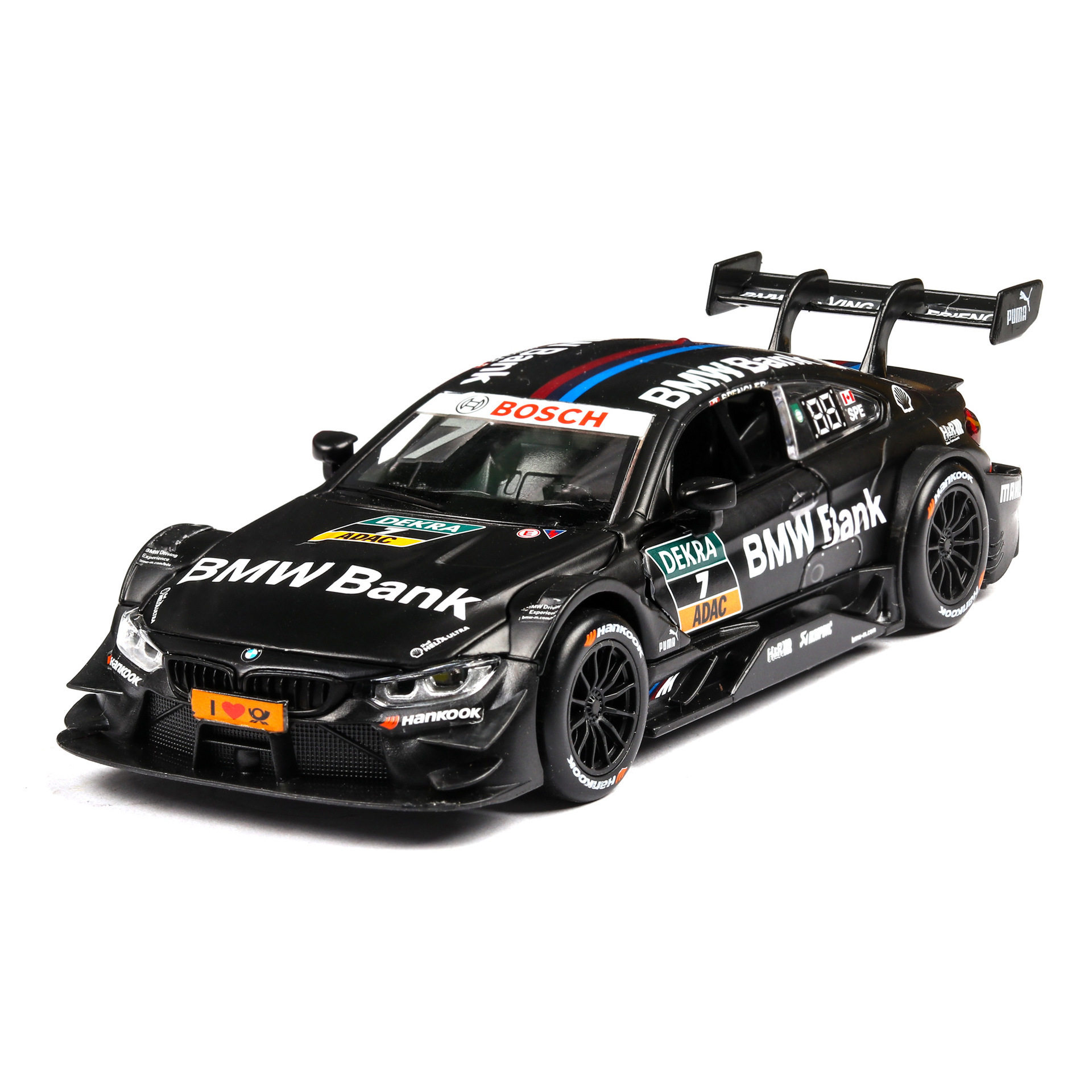 宝马车模型仿真大号仿真宝马BMW M6 GT3拉力赛车汽车模型车合金车