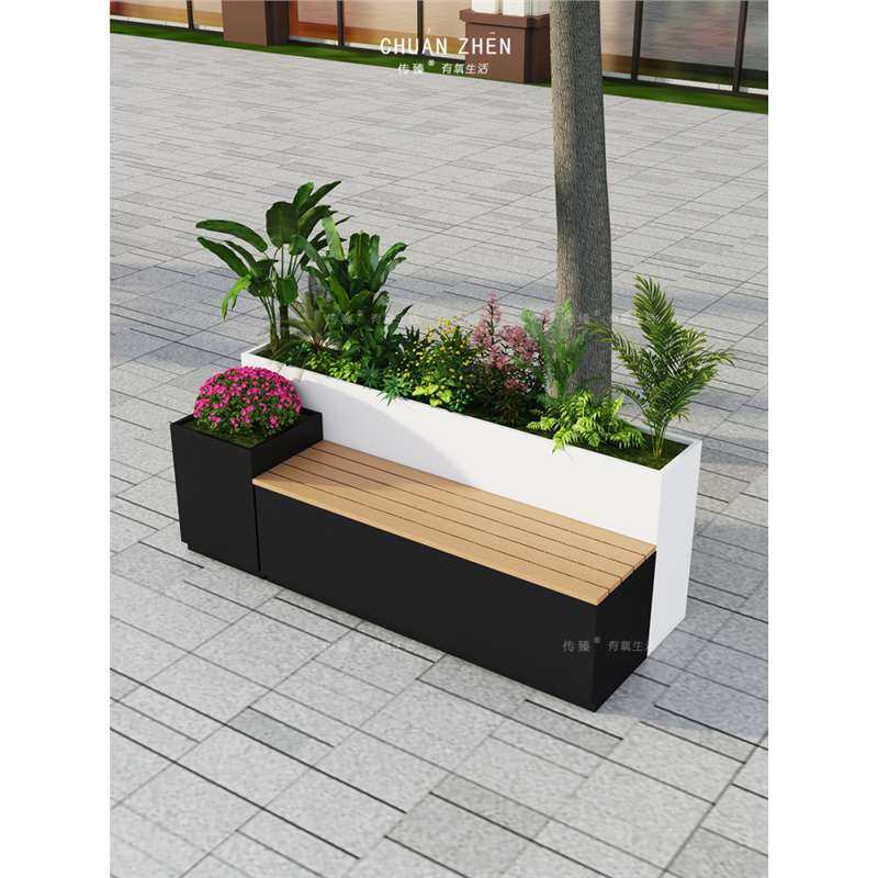户外花箱坐凳组合阳台露台座椅庭院种植箱长方形不锈钢花槽定,3C数码配件,其它配件,淘宝优惠券,粉丝福利购,淘宝优惠卷