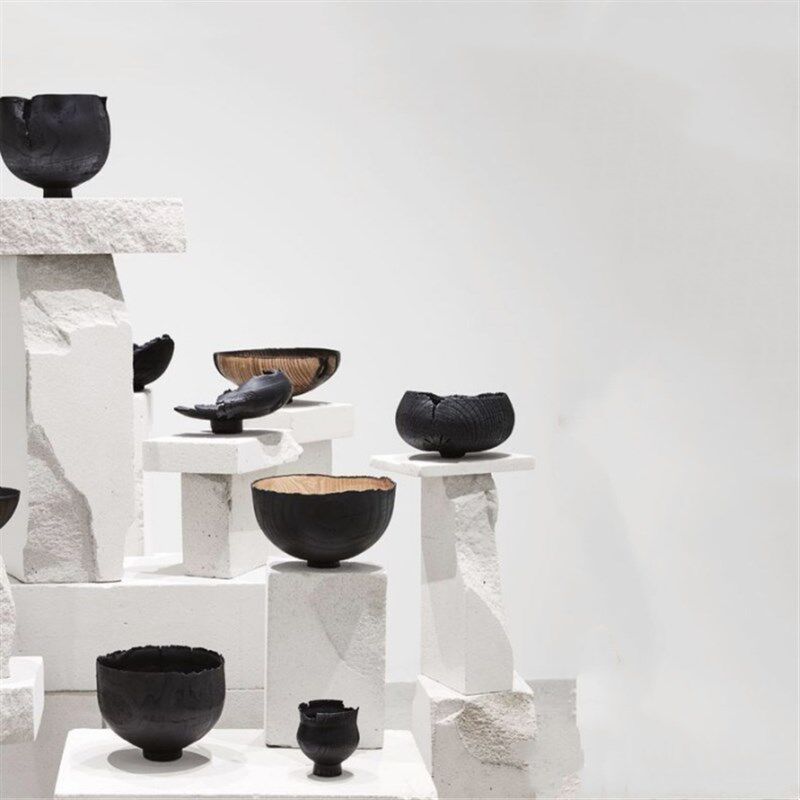 门厅玄关背景墙原石客厅雕塑台装饰电视柜落地摆件庭院大理石花架