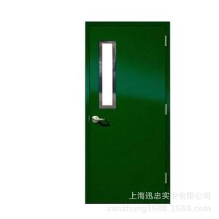 钢质防火门 /防火门带观察窗 /对开带玻璃防火逃生门质量保证
