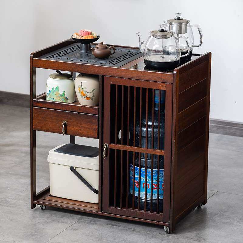 实木移动茶桌家用小茶台边柜泡茶车阳台茶吧几烧水壶一体煮茶水柜,3C数码配件,其它配件,淘宝优惠券,粉丝福利购,淘宝优惠卷
