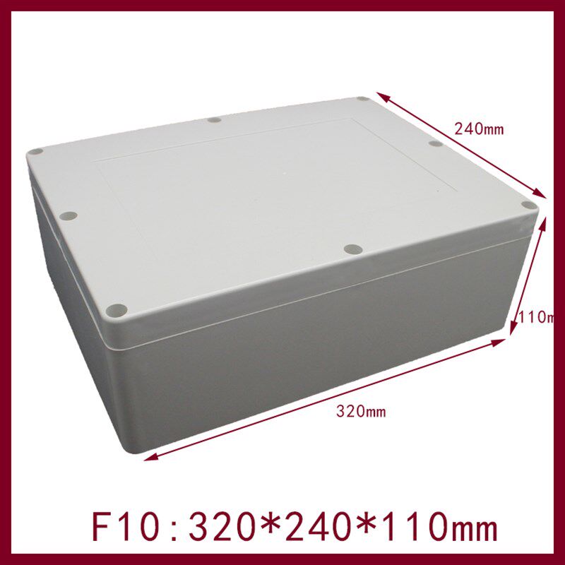 320*240*110mm IP65防水接线盒 F10电器室外防水盒 塑料工控盒