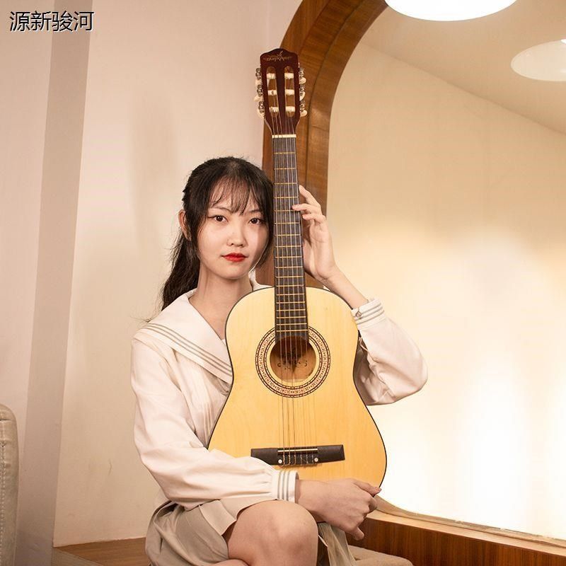 儿童单板民谣吉他36寸古典初学者新手入门30寸34寸女生旅行
