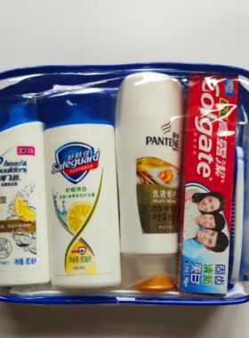 潘婷旅行洗漱套装含洗发水沐浴露牙膏旅游出差便捷洗护用品洗漱包