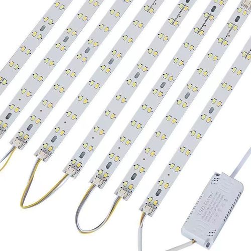 led吸顶灯灯芯灯带变光长条方形光源三色灯管双色调光客厅led灯条