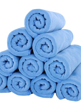 美容院理发店专用加厚包头养生足浴紫色超厚吸水毛巾浴巾厂家直销