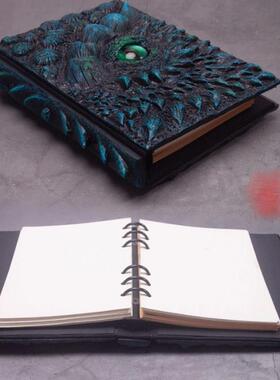 Deluxe Animated Dragon Book龙之书树脂工艺品A5手账本摆件酷炫