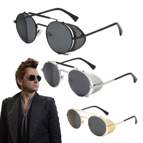 Good Omens Devil Crowley David Tenlando Kacamata Cosplay Pro