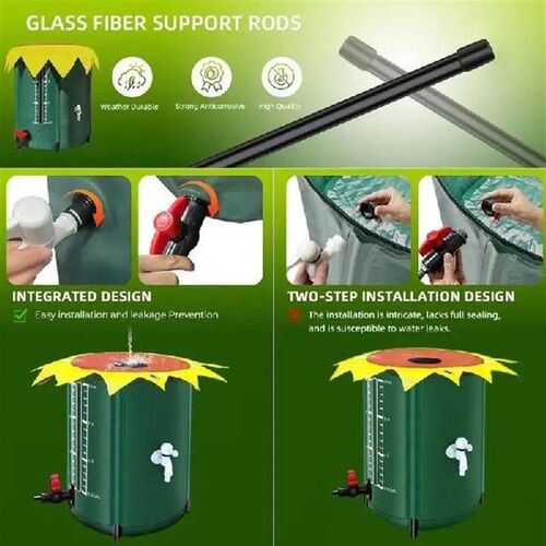 100L200/380L Rain Water Collection Barrel Water Catcher