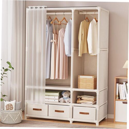 Simplec wardrobe clothes closet storage cabinet 简易柜无纺布