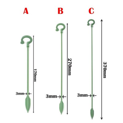 5Pcs Plant Supports Stakes Flower Stand Sticks Reusable