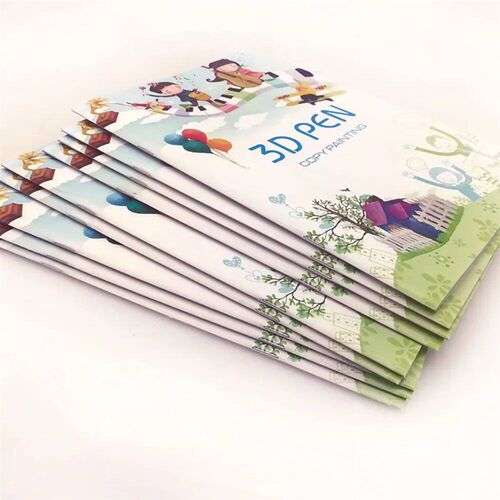 3D Printing Pen Drawing Book Reusable Colorful 22/40 Pattern
