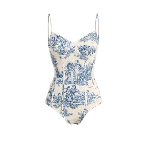 2023 New Printing Simple And Fashionable One-Piece Swimsuit