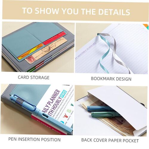 Agenda Planner Notebook Secret Diary Weekly Goal Habit Sc