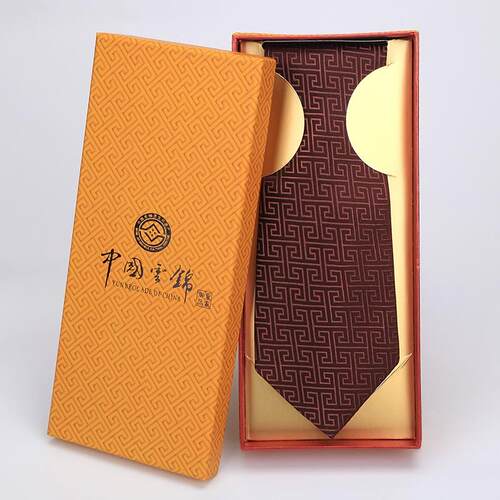 Chinese business wind gift tie Chinese enterprises annual