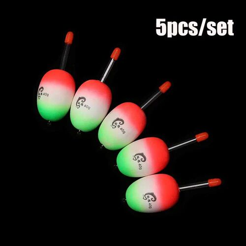 5pcs/set EVA Luminous Floating Floats Sea Rock Fishing Strik