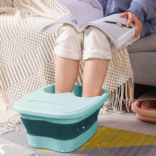 1pc Foot Soaking Bucket Health Massage Foot Soaking Basin In