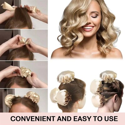 New Heatless Curling Rod Silk Curls No Heat Hair Curler Soft