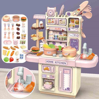 cheap playing kitchen set toys girls boys gift kids cooking