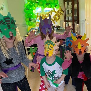 Jurassic World Dino Mask Set Dinosaur Birthday Decoration Co