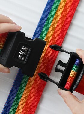Luggage Strap Cross Belt Packing Travel Suitcase Password Lo