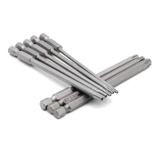 8pc 100mm S2 Magnetic Hexagonal Handle Screwdriver Head Holl