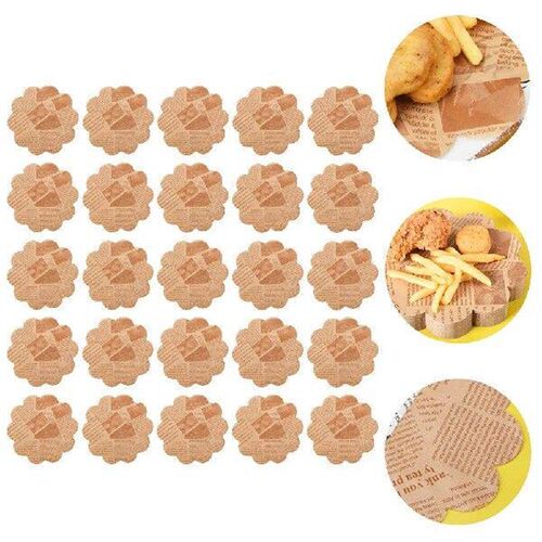 500 Pcs Greaseproof Paper Oil Absorbing Grease-proof Bread