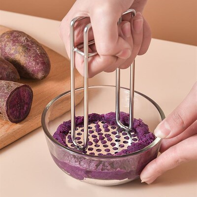 Stainless steel creative fruit mashing artifact mashed potat