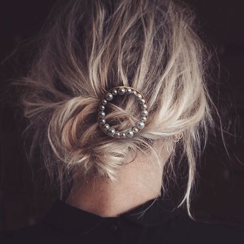 New Arrival Round Hairpin for Women Fashion Hair Wedding Pea