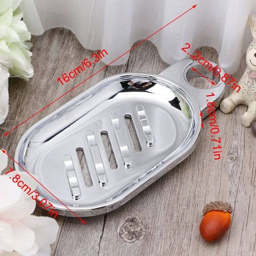 22mm Plastic Shower Rail Soap Dish Box Soap Holder Soap Pall