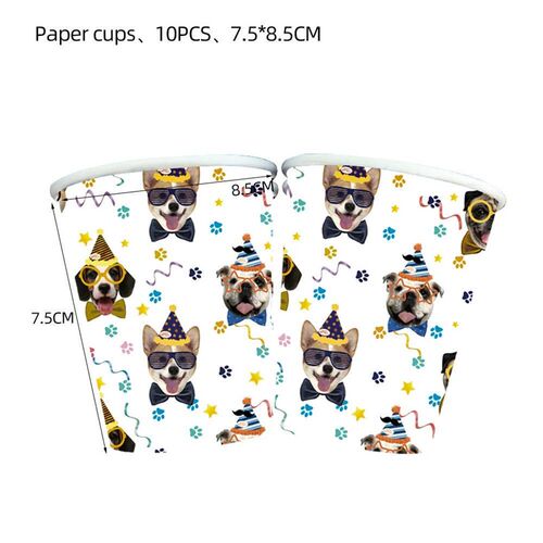 Cute Pet Dog Birthday Party Supplies Kawaii Pooch Pet Decora