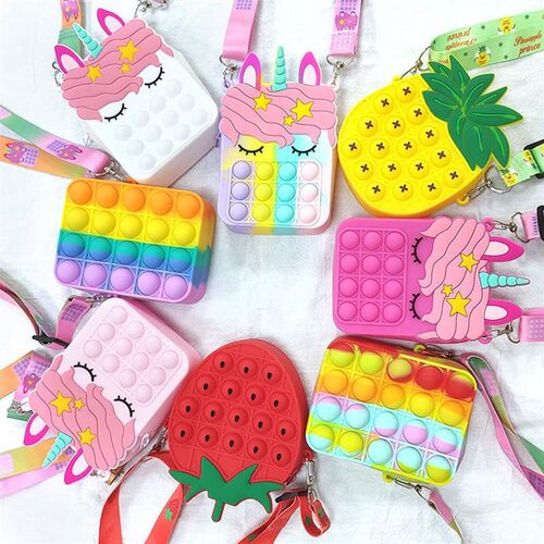 let Ladies Bag Silica Simple Dimple Crossbody Bags For Girls