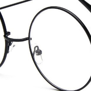 Women Men Fashion Vintage Retro Metal Frames Clear Lens Glas