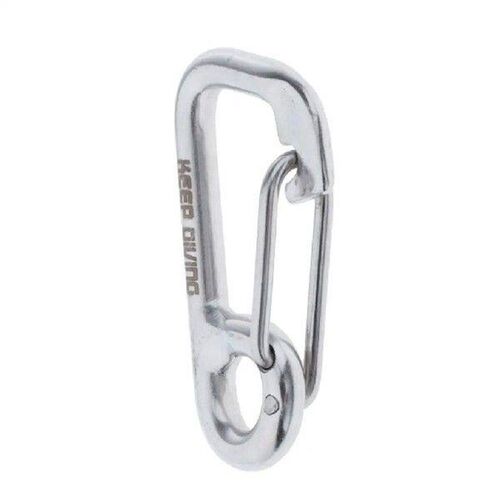 Stainless Steel Hook Clip Carabiner Locking Ring for Diving
