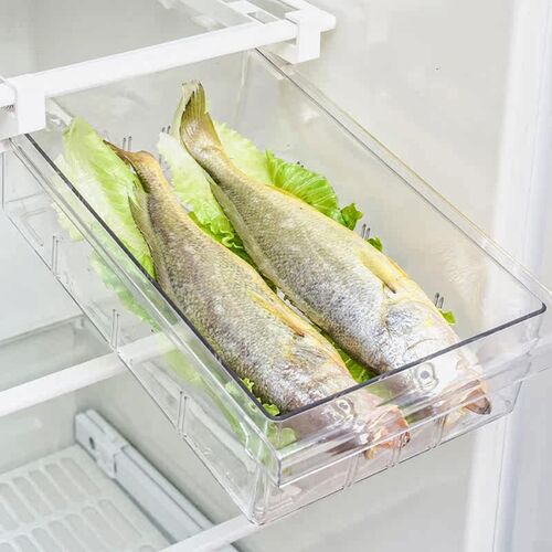 Adjustable Spacer Layer Food Storage Box For Pantry Freezer
