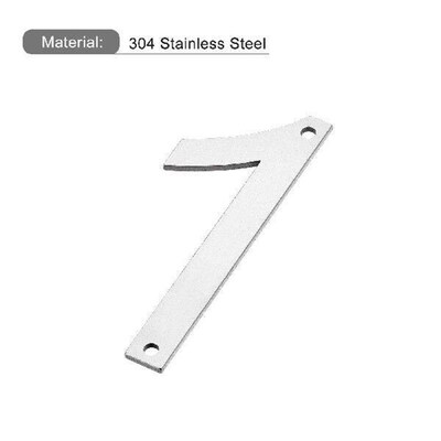 uxcell 4 Inch 304 Stainless Steel House Number Polishing