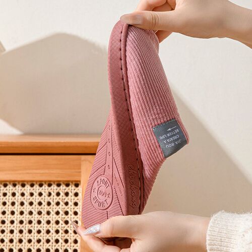 Cotton Slippers For Women, Couples, Indoor Home, Thick-soled