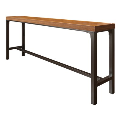 Wooden bar table household long dining table coffee desk