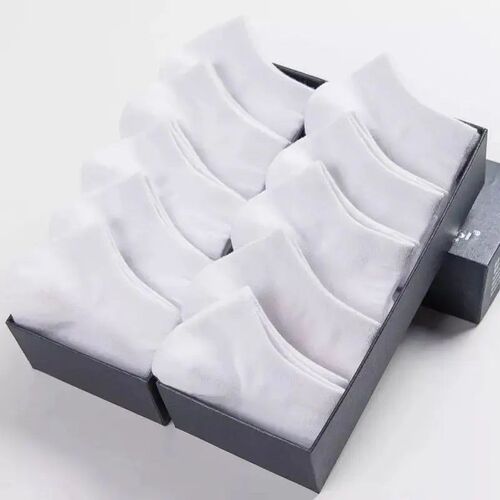 5Pairs Essential Comfort Ankle Socks - Breathable Soft & Dur