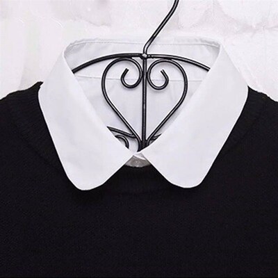 Women Solid Shirt Vintage Clothes Accessories Lace Detachabl