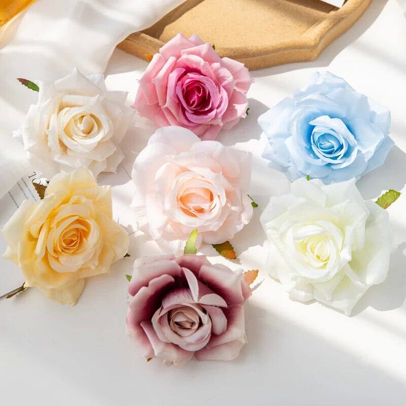 100PC 10CM Wholesale Artificial Flowers for Scrapbook Christ