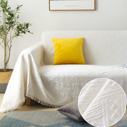 Thick Ins Throw Blanket Simple Couch Bed Sofa Cover Anti Pil