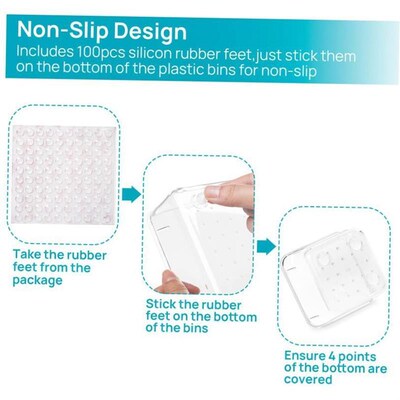 25pcs Plastic storage box set Cubes Drawer Organizer Makeup