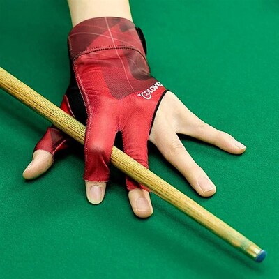 1PCS Spandex Snooker Billiard Left Hand Three Fingers Snooke