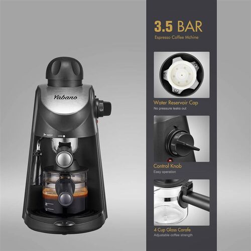 Yabano Espresso Machine, 3.5Bar Espresso Coffee Maker, Espre