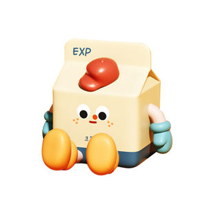 Milk Sleep Lamp  牛奶盒伴睡夜灯 拍打感应 延时关灯 手机支架